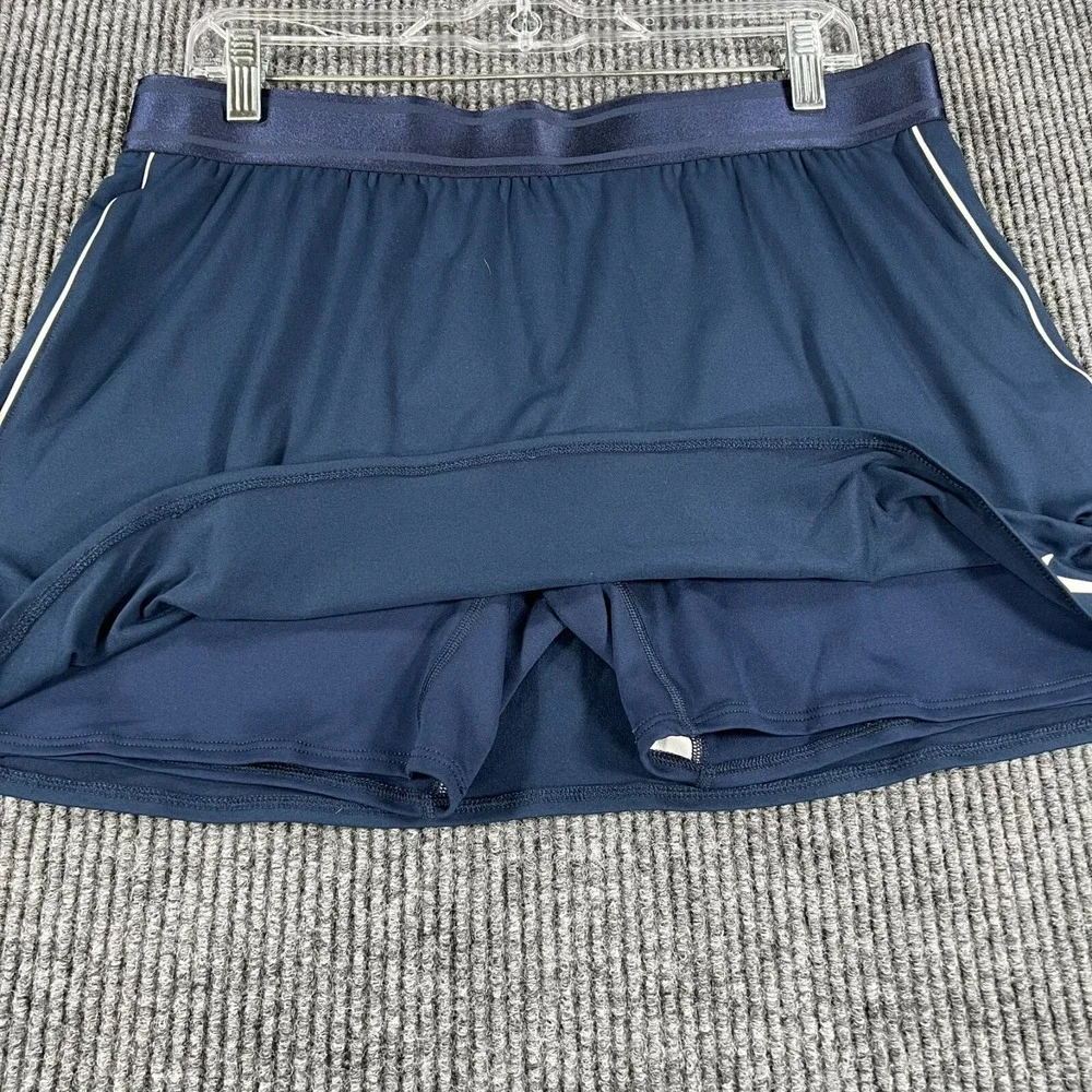Nike Court Skort Womens XL Extra Large Blue Dri Fit Lined Tennis Pickleball Gym